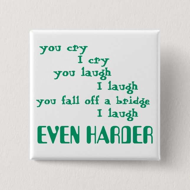 lustig button (Vorderseite)