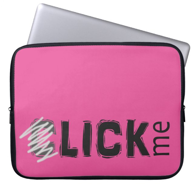 Lustig (C) lecken Sie mich Laptopschutzhülle (Vorderseite)