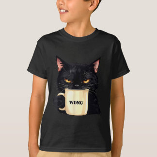 Lustig Cool Nicht Kümmern Wdnc Club Schwarz T-Shirt