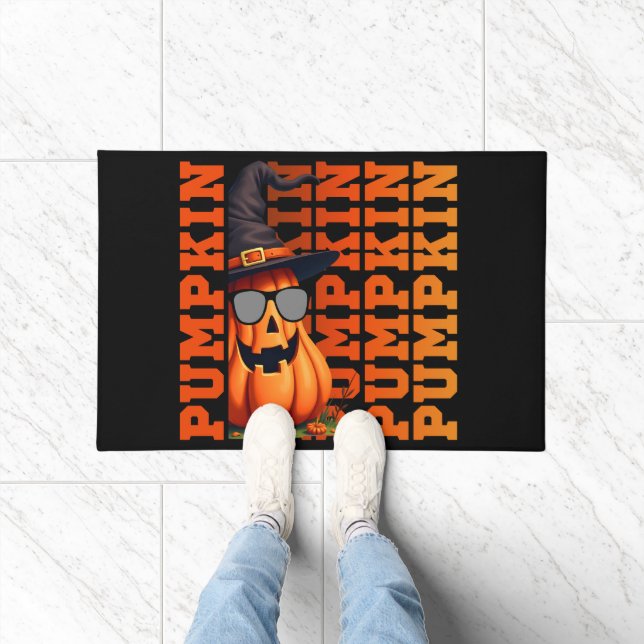 Lustig Cool Süß Kürbis Herbst Thanksgiving Fußmatte (Indoor)