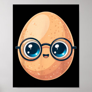 Lustig Das gute Ei Lehrer Halloween-Kostüm Essen  Poster