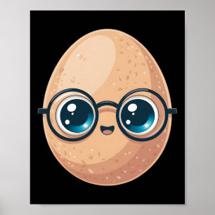 Lustig Das gute Ei Lehrer Halloween-Kostüm Essen  Poster