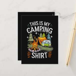 Lustig Das Ist Mein Camping Für Camper Feiertagspostkarte