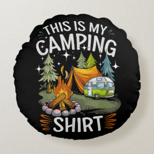 Lustig Das Ist Mein Camping Für Camper Rundes Kissen