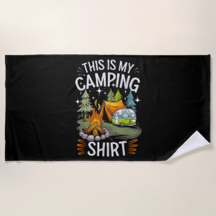 Lustig Das Ist Mein Camping Für Camper Strandtuch