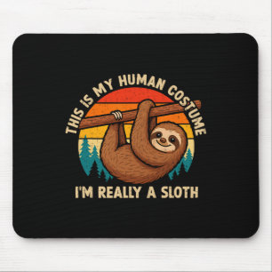 Lustig Das Ist Mein Menschliches Kostüm Ich Bin Wi Mousepad