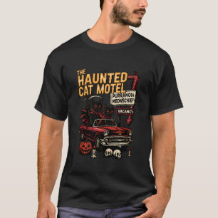 Lustig Das verfluchte Katzen-Motel Sensenmann Grus T-Shirt