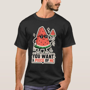 Lustig, dass du ein Stück von mir willst Retro-Was T-Shirt