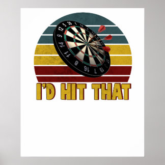 Lustig, dass ich diese Dartscheiben Ziel Dart Spie Poster