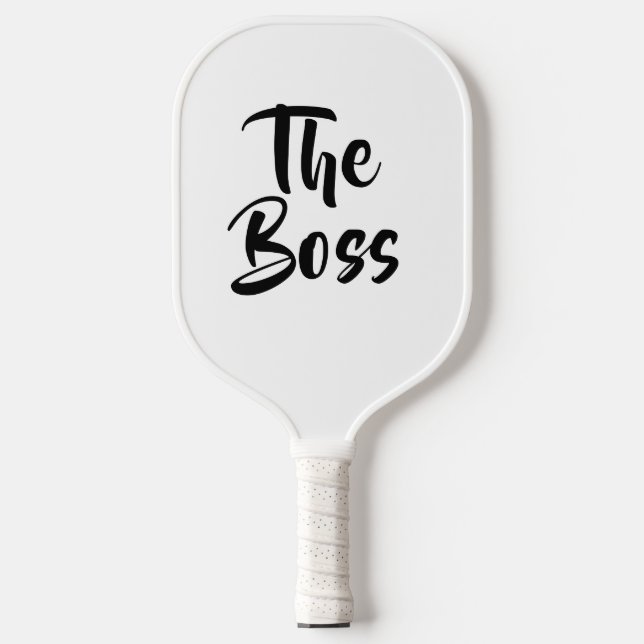 LUSTIG, DER CHEF  PICKLEBALL SCHLÄGER (Vorderseite)