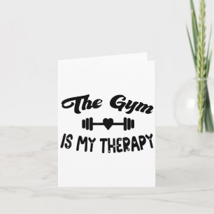 Lustig Der Fitnessstudio Ist Meine Therapie Motiva Karte