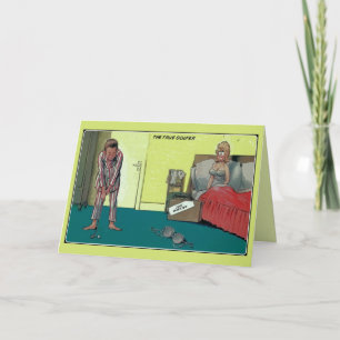 Lustig der wirkliche Golfspieler, gerade Ankündigung