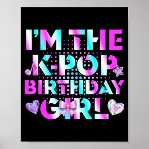 Lustig die K-Pop-Birthday-Girls Korean-Musikliebha Poster