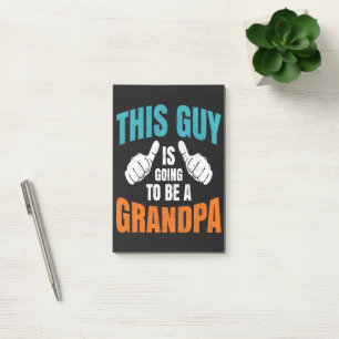 Lustig dieser Typ wird ein Opa Post-it Klebezettel