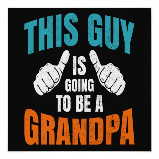 Lustig dieser Typ wird ein Opa Poster (Vorderseite)