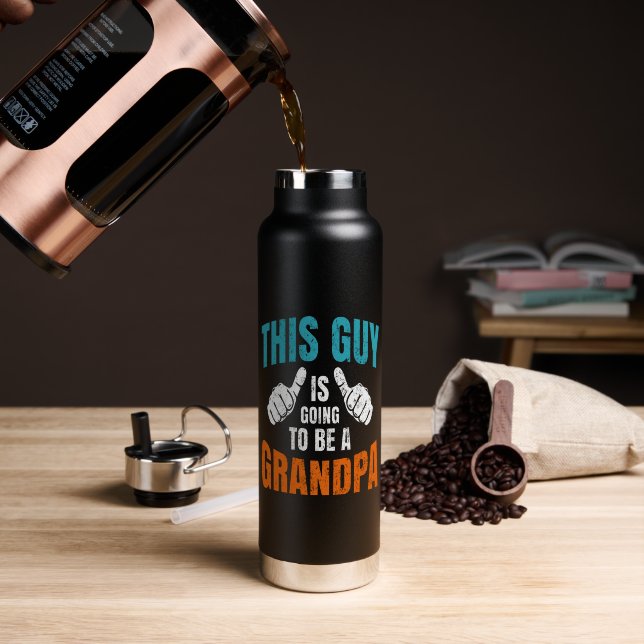 Lustig dieser Typ wird ein Opa Trinkflasche (Kaffee (gedreht))