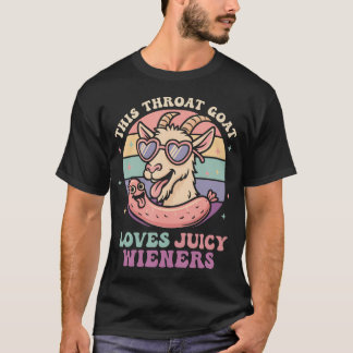 Lustig Dieses Ziegenhals-Schaf liebt Saftiges T-Shirt