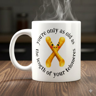 Lustig, du bist nur so alt wie die Länge von ... Jumbo-Tasse