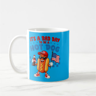 Lustig Ein schlechter Tag, um ein Hotdog zu sein, Kaffeetasse