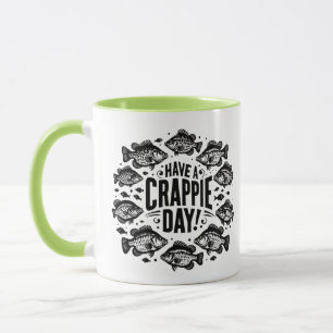 Lustig: Einen Crappie-Tag beim Angeln haben Tasse