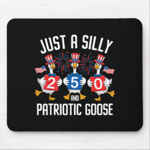 Lustig Einfach Alberne Patriotische Gans Grafische Mousepad