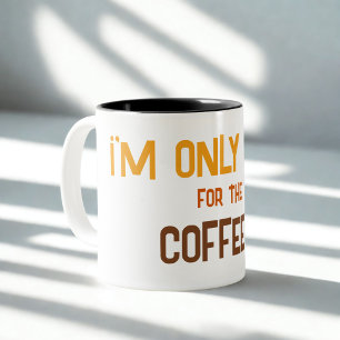 Lustig Einfach Designt Zweifarbige Tasse