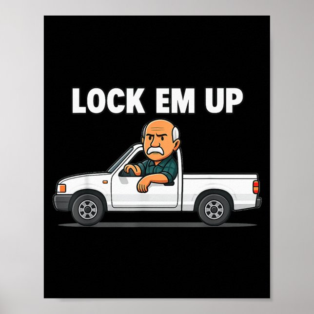Lustig Einsperren Privateigentum  Poster (Vorne)