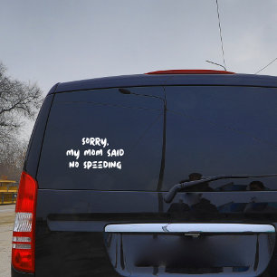 Lustig Entschuldigung Meine Mutter Sagte Kein Schn Fensteraufkleber