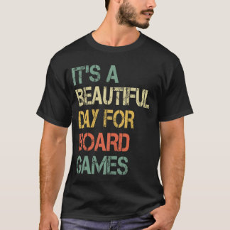 Lustig Es ist ein schöner Tag für Brettspiele Groß T-Shirt