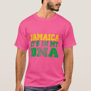 Lustig, es ist in meiner DNA Jamaikanisches Shirt 