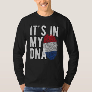 Lustig, es ist in meiner DNA Niederlande-Flagge Fi T-Shirt