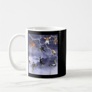 Lustig, es regnet Hunde und Katzen Kaffeetasse