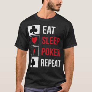 Lustig Essen Schlafen Poker Wiederholen Tees Holde