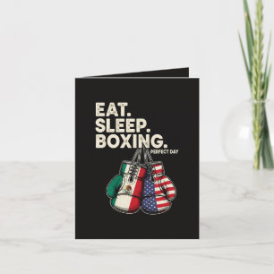 Lustig Essen Schlafen Wiederholen Boxen Feiertagskarte
