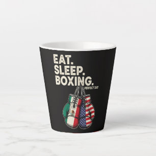Lustig Essen Schlafen Wiederholen Boxen Milchtasse