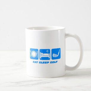 Lustig essen Sie Schlafgolf Tasse