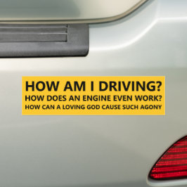 Lustig Existentiell Wie Fahre Ich Autoaufkleber