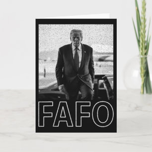 Lustig Fafo Trump Fafo Amerikanisch Usa _8 Karte