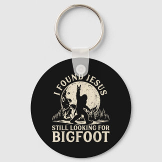 Lustig Fand Jesus Auf Der Suche Nach Bigfoot Chris Schlüsselanhänger