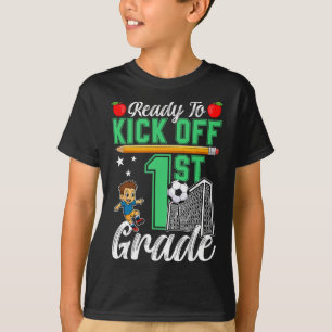 Lustig Fertig Zum Kick Off 1. Klasse Fußball Ck Zu T-Shirt