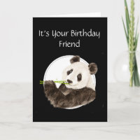 Lustig, Freund-Geburtstag, Panda, asiatischer Bär