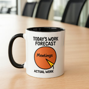 Lustig für Kollegen mit zu vielen Meetings Tasse