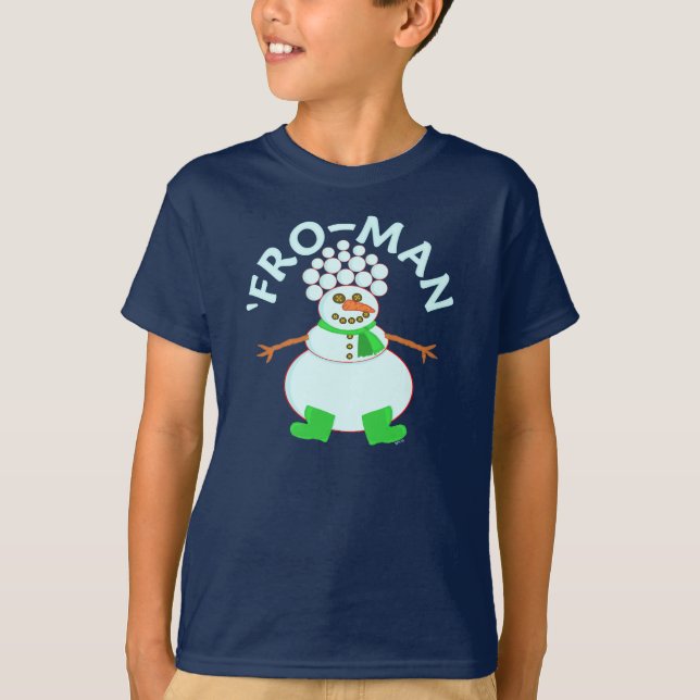 Lustig 'für Schneemann-Weihnachten T-Shirt (Vorderseite)