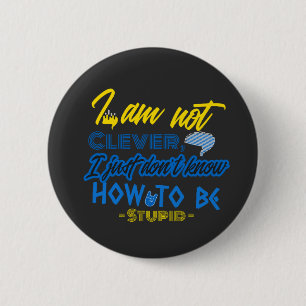 Lustig, Gehirndesign Button