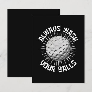 Lustig-golf RSVP Karte