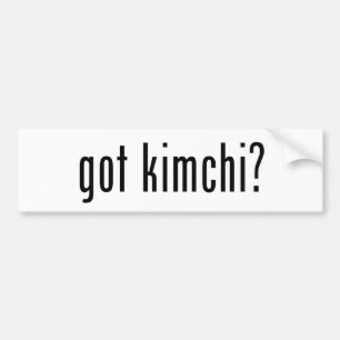 Lustig "got kimchi?" Autoaufkleber