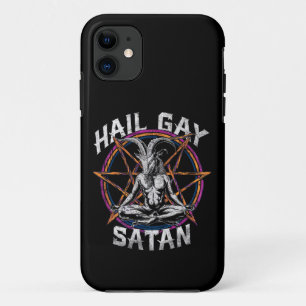 Lustig Gruß Schwuler Satan LGBT Goth Schwuler Stol Case-Mate iPhone Hülle