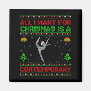 Lustig Hässlich Alles Was Ich Zu Weihnachten Will Magnet
