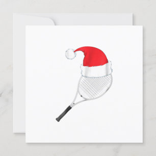 lustig hässliche Weihnachten Pullover Tennis santa Einladung