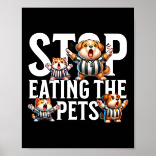 Lustig, hört auf, die Hunde und Katzen von Springf Poster